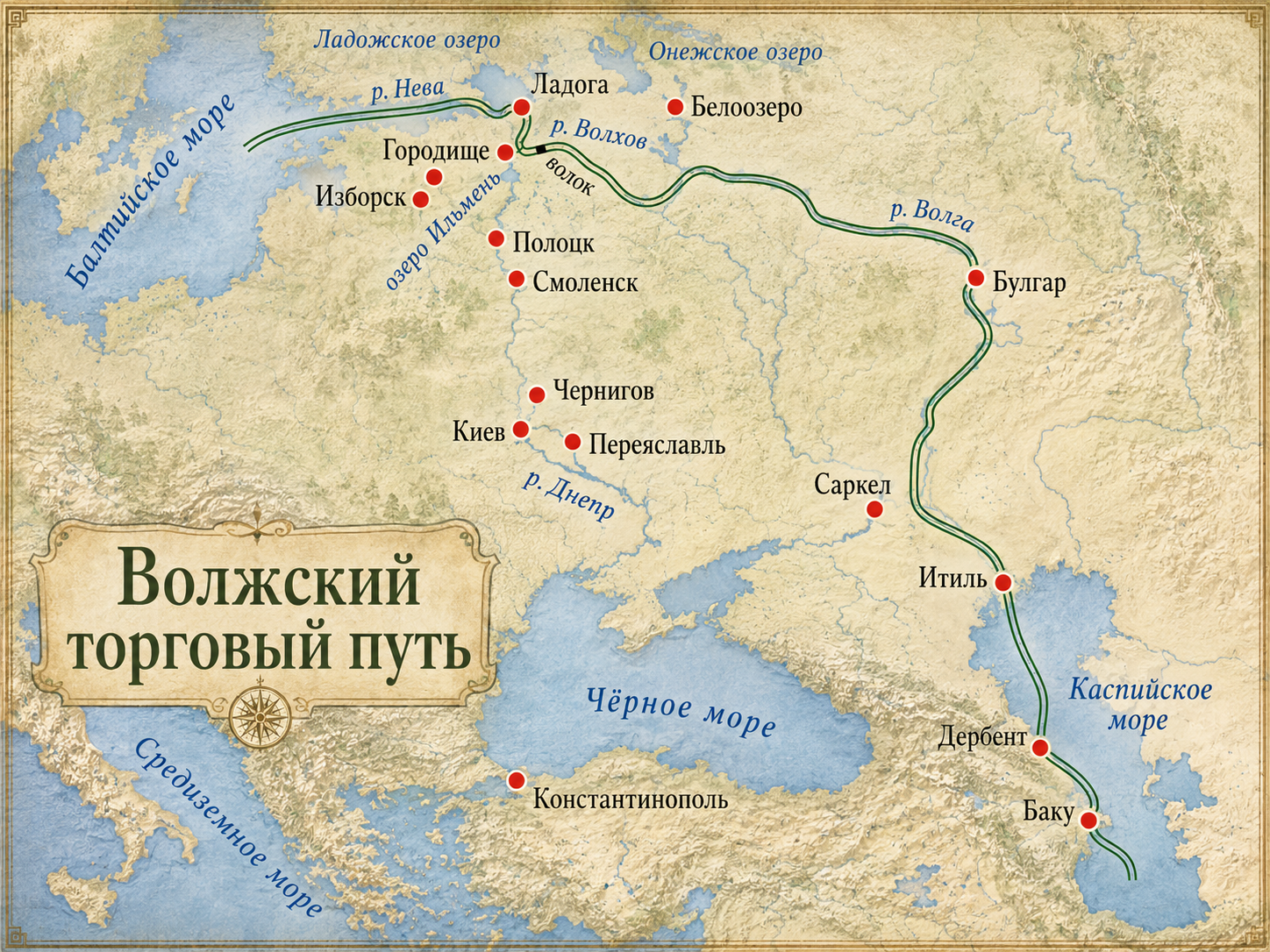 Волжский торговый путь